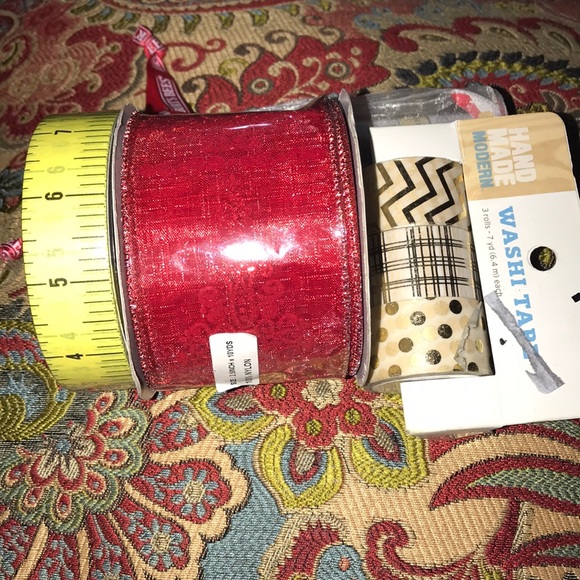 scotch Other - NWT Ribbon and tape bundle & washi tape rolls